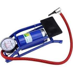Resim Bisiklet ve Top Şişirme Hava Pompası Basınç Göstergeli 