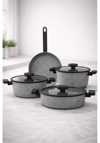 Resim Valeria 28 Cm Granit Ezme Tava Gri Yapışmaz 