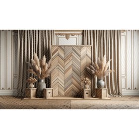Resim Venspor Ahşap Desenli Arkaplan, 200x150cm, Fon, Duvar Örtüsü 