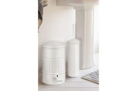 Resim The Mia Çöp Kovası Banyo - Beyaz 