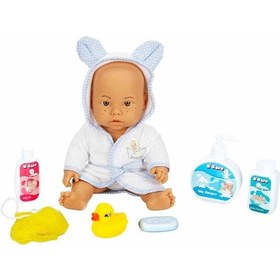 Resim 030031 Sunman. Bebelou Banyo Zamanı Bebek Seti. 35 Cm - 3 Yaş 