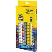 Resim Nova Color Akrilik Boya Tüp 12 Li 12 ML NC-2004 