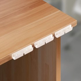 Resim Willowhaven 3 Adet Beyaz Kendinden Yapışkanlı Masa Ve Duvara Montaj Kablo Düzenleyici 