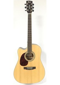 Resim Cort Mr710flhns Solak Elektro Akustik Gitar - Natürel Satin Prof 