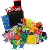 Resim Nostaljik Bakkal Özel Mavi Tetris Ve Kırmızı Nostaljik Atari Oyuncak Kutusu 
