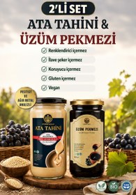 Resim Taş Değirmen Ata Tahini & %100 Kara Üzüm Pekmezi 