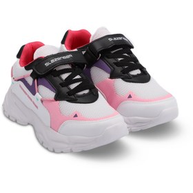 Resim Slazenger KEKOA IN Kız Çocuk Sneaker Ayakkabı Beyaz / Pembe 