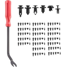 Resim Anjiexun 120 Adet Araba Plastik Tutucu 6.3mm 8mm 9mm 10mm Genleşme Vidaları Kiti 