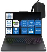 Resim Lenovo Legion Pro 7 i9-14900HX 80GB 2TB + 2TB SSD 16'' 240Hz 500Nits HDR WQXGA 16GB/RTX4090/175W Win11Pro Taşınabilir Bilgisayar L83DE002XTRWP19 