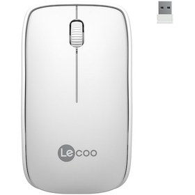 Resim Lecoo WS208 Kablosuz 1200 DPI 3 Tuşlu Sessiz USB Mini Alıcılı Optik Mouse 