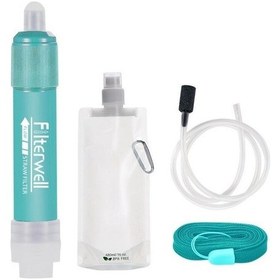 Resim Butu Fılterwell Dış Mekan Su Arıtma Filtresi Saman Hayatta Kalma Filtrasyonu 