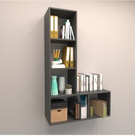 Resim Rafkestir Atlas Duvar Raf Set Antrasit ( Mat ) 