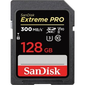 Resim SanDisk 128GB Extreme PRO UHS-II SDXC V90 Hafıza Kartı 