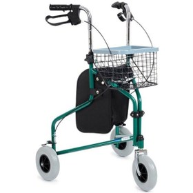 Resim Ky9143 3 Tekerlekli Ithal Yürüteç Rolatör Comfort Üç Lüx Tekerlekli Sepetli Yürüteç 