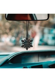 Resim VELUX HOME Araba Dikiz Aynası Süsü Kar Tanesi Metal 