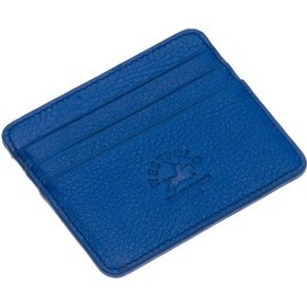 Resim Westpolo Unisex Süper Slim Para Bölmeli Hakiki Deri İnce Kartlık Cüzdan 6 Bölmeli - Saks Mavi Saks Mavi 