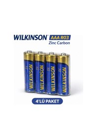 Resim Wilkinson Aaa R03 İnce Pil Zinc Carbon Ultra Energy 2 Li 2 Paket 