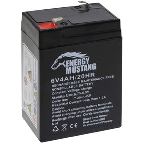 Resim Energy Mustang 6v 4ah Dayalıklı Kuru Akü Işıldak, Fener, Terazi Uyumlu 