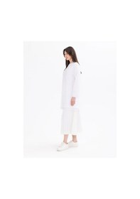 Resim Scl Kadın Oversize Uzun Kol Midi Tunik - Minimalist Tasarım 