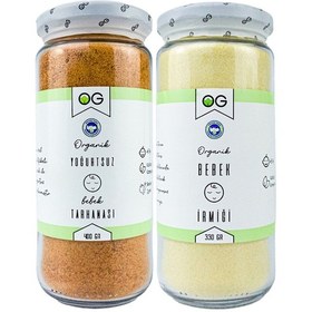 Resim OG natural Organik Yoğurtsuz Bebek Tarhanası ve Bebek Irmiği +6 Ay 