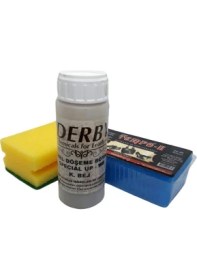 Resim Derby Koyu Bej Deri Oto Koltuk Direksiyon Döşeme Boyası 