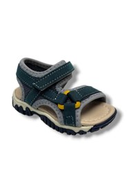 Resim Arzen Bebe 228-26 Cırtlı Anatomik Erkek Çocuk Sandalet Petrol Gri 31-36 