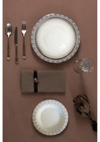 Resim Porland Yemek Takımı 60 Parça Sweet Romantıc Beyaz 