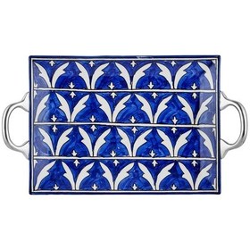 Resim The Mia Corallo Servis Tepsisi Mavi 47 x 27 CM 