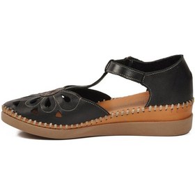 Resim Pierre Cardin Siyah Cırtlı Hafif Kadın Günlük Sandalet Pc-54518 Z 