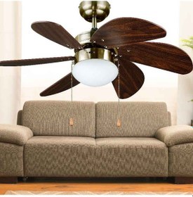 Resim Kaşkar L36009 6 Kanatlı 32" Tavan Vantilatörü 