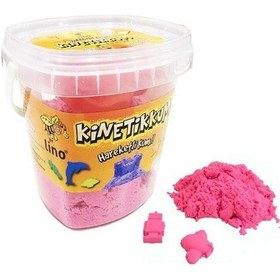 Resim Lino Pembe Kinetik Kum 3 Kalıp 500gr 