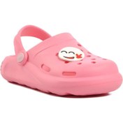 Resim Aspor Brn 1648-F Pembe Desenli Çocuk Sabo Terlik 