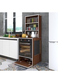 Resim Kenzlife ankastre fırın dolabı hümeyra cvz 165*60*56 mutfak kapaklı 