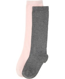 Resim U.S. Polo Assn. U.s. Polo Assn. Kız Çocuk Gri Melanj Çorap Dizaltı 50318076-vr086 