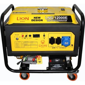Resim Lıon Power Lng 12000E Benzinli Jeneratör 12 Kva Marşlı Monofaze %100 Bakır Sargılı 