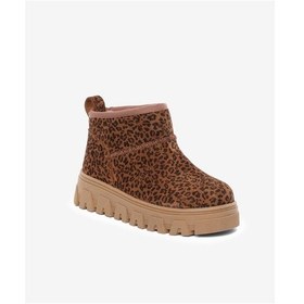 Resim Greyder Kız Çocuk Leopar Hakiki Deri Bot 5k5zb59613 Leopar 