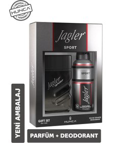 Resim Jagler Sport Erkek Parfüm Seti ( Parfüm Edt 90 ml Deodorant 150 ml ) 