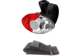 Resim Hsgl Bisiklet Scooter Spor ve Kask Icin Mavi Kırmızı Çakarlı Işık 