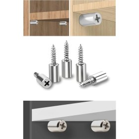 Resim ® 30 Adet Dayanıklı Metal Raf Tutucu Raf Pimi 