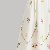Resim Kadınlar için Şık Çiçek Baskılı Kolsuz Maksi Elbise - İnce Spagetti Askılı Tatil Stili, Hafif Polyester Karışımı, Canlı Çiçek Tasarımı, Beli Sıkılaştırılmış, İlkbahar ve Yaz İçin Mükemmel, Sevimli Elbise 