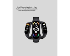 Resim Shopwave Akıllı Bileklik – Adım Sayar, Kalp Atış Ölçer, Uyku Takipli ve Suya Dayanıklı 