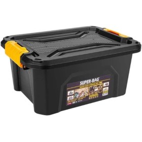 Resim Super-Bag Geniş Hacimli Kilitli Saklama Kutusu 20 Lt ASR-4035 
