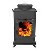 Resim Etinova M004 Mini Şömine Pelet Sobası (Fırınsız) 