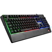 Resim Rampage KB-R34 WINNER Semi Mekanik Q Rainbow Işıklı Gaming Oyuncu Klavyesi 