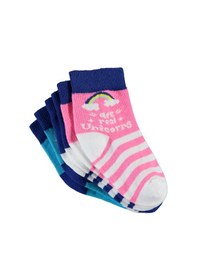 Resim Civil Socks Kız Çocuk 3'lü Çorap 3-12 Yaş Mavi 09a83414424w1 Mavi 