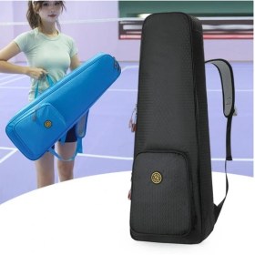 Resim Elmpaly 2025 Yeni Çekmeli Tokalı Moda Omuz Çantası Mavi Sırt Çantası Badminton Çantası Gök Mavisi 