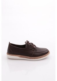 Resim Dgn 118e Bayan Spor Bağli Soft Oxford Ayakkabi Kahve 