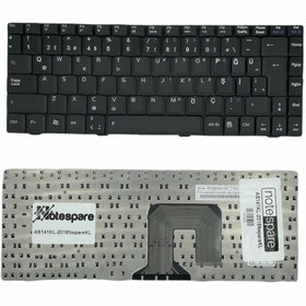 Resim Notespare Asus ile Uyumlu F9, F9D, F9DC, F9E, F9F, F9J, F9S, F9SG Notebook Klavye Siyah TR 