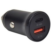 Resim GREENMNKY GM Speed Series Mini PD 30W - Qc 3.0 - A+C - Siyah - Araç İçi Şarj Cihazı 