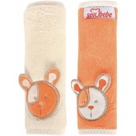 Resim Sevi Bebe Oto Koltuğu Kemer Kılıfı Turuncu 